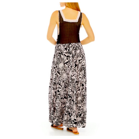 Free People Sleeveless Floral Tiered Maxi Dress - Picture 3 of 6